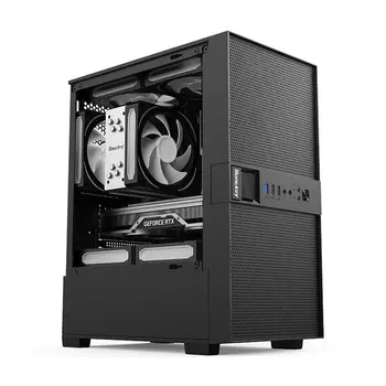 Системный блок Gigabyte, 8 ГБ/256 ГБ, Core i3-10105F, GT710, Saiyan R2 Case, черный