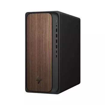 Системный блок HP OmniDesk, 32 ГБ/1 ТБ, U5 225, 400 Вт, чёрный/тёмное дерево