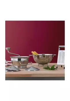 Ситечко Профи, 4 перфорированных диска, 20 см KuChenprofi, серый