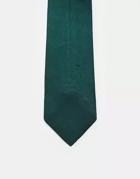 Six Stories – Изумрудно-зеленый атласный галстук