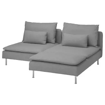 СЁДЕРХАМН 2 раскладывающихся дивана, Тонеруд серый SODERHAMN IKEA