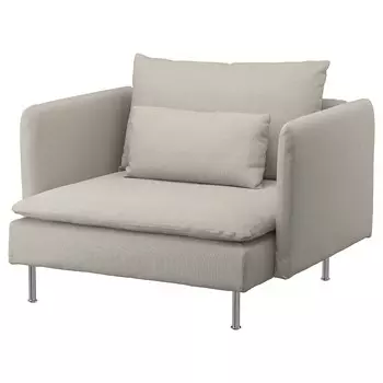 СЁДЕРХАМН Кресло, Фридтуна светло-бежевый SODERHAMN IKEA