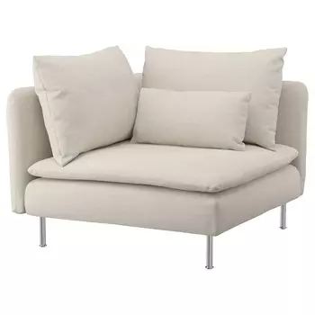 СЁДЕРХАМН Угловая секция, Гуннаред бежевый SODERHAMN IKEA