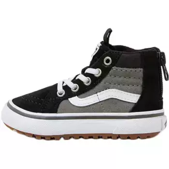 SK8 HI Кроссовки для малышей Детские Vans, цвет Black Gray