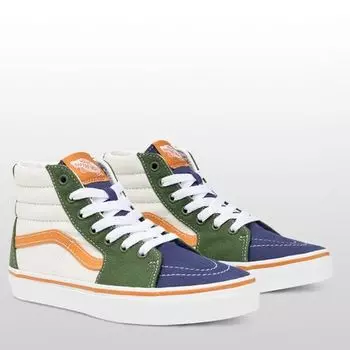 Sk8-Hi Кружевные кроссовки для скейтбординга — детские Vans, цвет Multi/True White