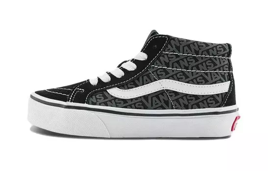 SK8 Kids" Скейтбординг Обувь для дошкольников Vans, цвет Black Gray