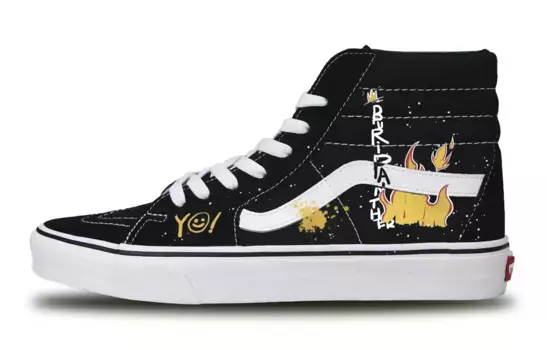 SK8 Скейтбордические кеды унисекс с высоким верхом красный Vans