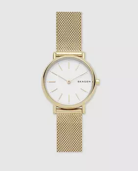 Skagen Signatur SKW2693 женские часы из золотой стали Skagen, золотой