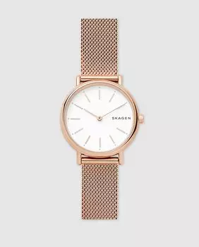 Skagen Signatur SKW2694 Женские часы со стальной сеткой Skagen, розовый