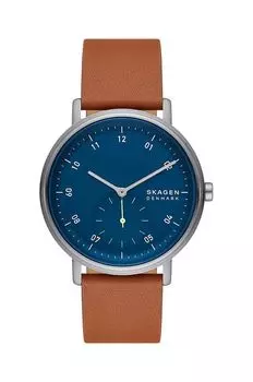 Скагенские часы Skagen, коричневый
