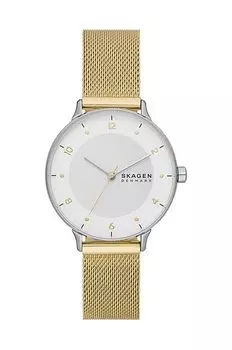 Скагенские часы Skagen, золотой