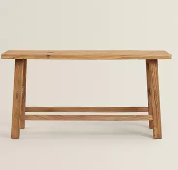 Скамейка Zara Home Elm Wood, 46х91х26 см