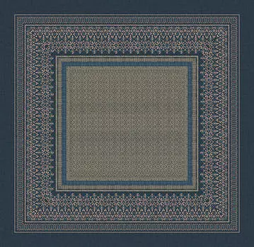 Скареть roccaraso 170/170 см Bassetti, синий