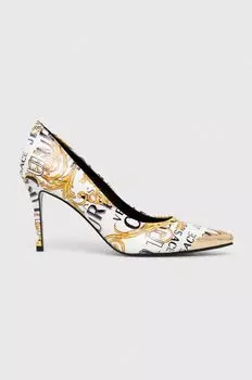 Скарлетт на высоких каблуках Versace Jeans Couture, белый