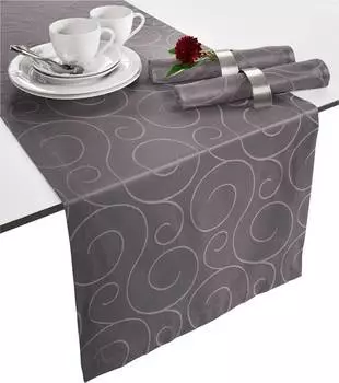 Скатерть 119056 Erwin Mller, серый