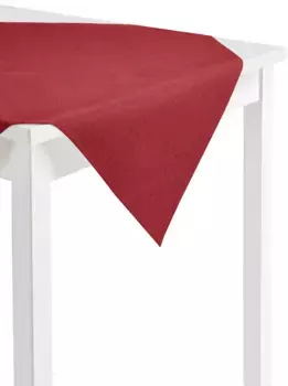 Скатерть 140 см круглый, красный