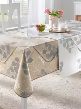 Скатерть 140х190 см, светло-серый