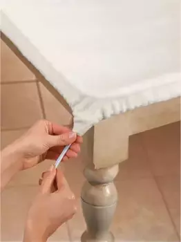 Скатерть 80х140 см, бежевый