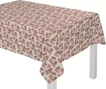 Скатерть Adam "Good Old Days", (1 шт.), GOTS органический, сертифицирован CERES 0242Сделано в Германии 220х130 см, темно-красный