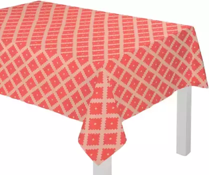 Скатерть Адам "Марокканский Шираз Светлый" Adam 145х190 см, красный