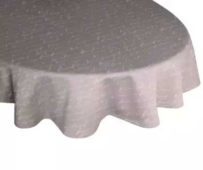 Скатерть Adam "Scribble", изготовленная из экологически чистого хлопка, производство Германия 220х130 см, фиолетовый