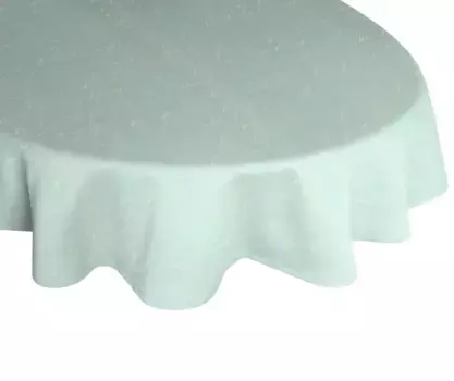 Скатерть Adam "Scribble", изготовленная из экологически чистого хлопка, производство Германия 120х120 см, цвет natur/hellblau