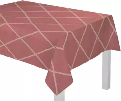 Скатерть Адам "Шкатулка Вальделана Светлая" Adam 145 см, вишнево-красный