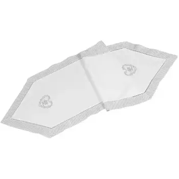 Скатерть Ambiente House «Home Sweet Home - дорожка белая/коричневая», (1 шт.) Ambiente Haus, белый/светло-коричневый