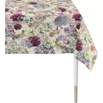 Скатерть АПЕЛЬТ «5253 AUTUMN TIME, осенний декор, осень», (1 шт.), цифровая печать Apelt, цвет bunt/lila