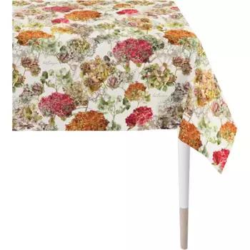 Скатерть АПЕЛЬТ «5253 AUTUMN TIME, осенний декор, осень», (1 шт.), цифровая печать Apelt, красочный/оранжевый