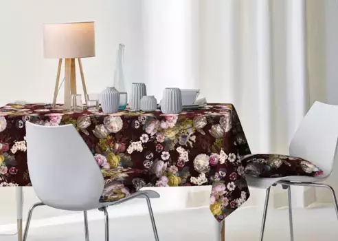 Скатерть АПЕЛЬТ "5451", (1 шт.) APELT 150х250 см, цвет aubergine