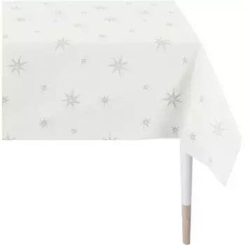 Скатерть АПЕЛЬТ «5842», (1 шт.) Apelt, серебряный/белый
