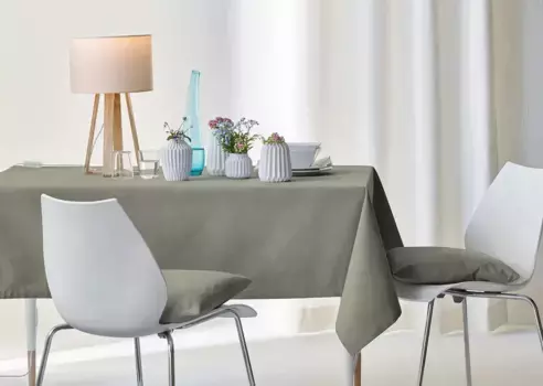 Скатерть АПЭЛТ "Апарт, ЛОФТ СТИЛЬ", (1 шт), UNI-BASIC APELT 140х250 см, цвет anthrazit