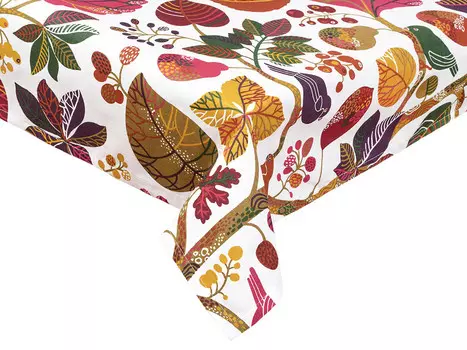 Скатерть beties Heimtextil, 130x200 см, экрю/многоцветный