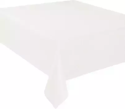 Скатерть Curt Bauer "3947 Рига, с ромбовидным мотивом, дамасское столовое белье", (1 штука), из 59% хлопка, 41% полиэстера, мерсеризованная, с защитой от пятен 130х225 см, цвет offwhite