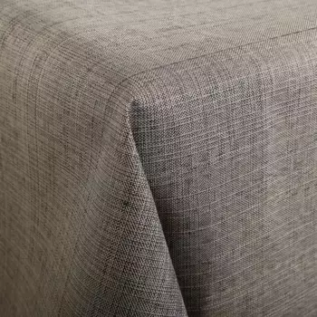 Скатерть Delindo Lifestyle "SAMBA", (1 шт.), грязеотталкивающая, устойчивая к УФ-излучению, 230 г/м 150 см, серо-коричневый