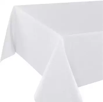 Скатерть Delindo Lifestyle "ВЕНА", (1 шт.), грязеотталкивающая, легкая в уходе, 180 г/м 220х140 см, белый