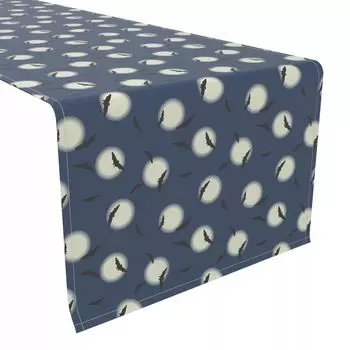 Скатерть-дорожка, 100 % полиэстер, 14x108 дюймов, Gothem Bats in Sky