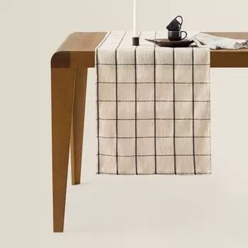Скатерть-дорожка настольная Zara Home Checked Table