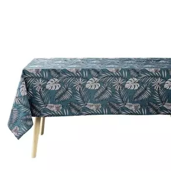 Скатерть Douceur d'intrieur Blttermotiv, 140x240x240 см цвет smaragdgrn