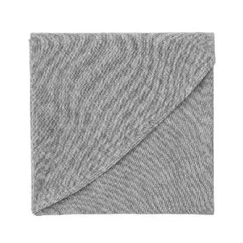 Скатерть H&M Home Round Linen-blend, серый меланж