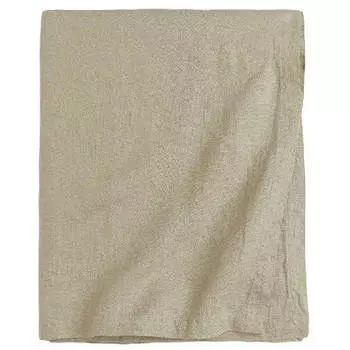 Скатерть H&M Home Washed Linen, светлый хаки