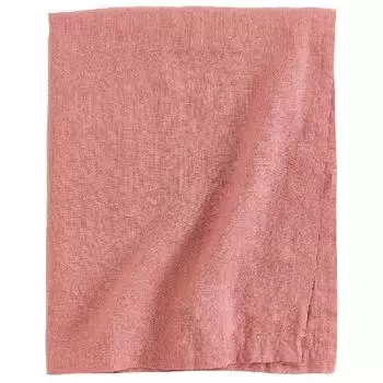 Скатерть H&amp;M Home Washed Linen, темный пыльно-розовый