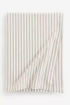 Скатерть H&M Home Striped Cotton, бежевый