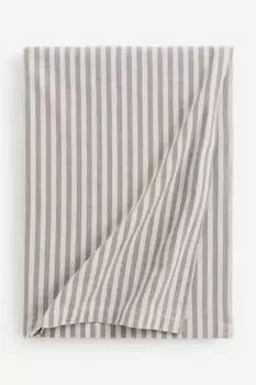 Скатерть H&M Home Striped Cotton, серый