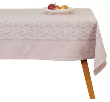 Скатерть home & you Mit Leinen Bafe, 130x1x180 см цвет mittelbraun