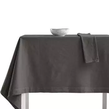 Скатерть из чистого хлопка, без глажки - Cales Lisola Stone, гризайль