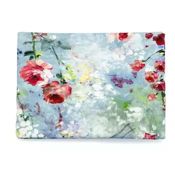 Скатерть из чистого хлопка с цветочным узором - акварель Lisola, шерсть, Rotonda 220cm