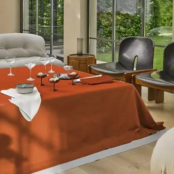 Скатерть из чистого хлопка - всегда Fazzini, апельсин