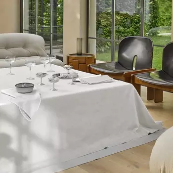 Скатерть из чистого хлопка - всегда Fazzini, белый